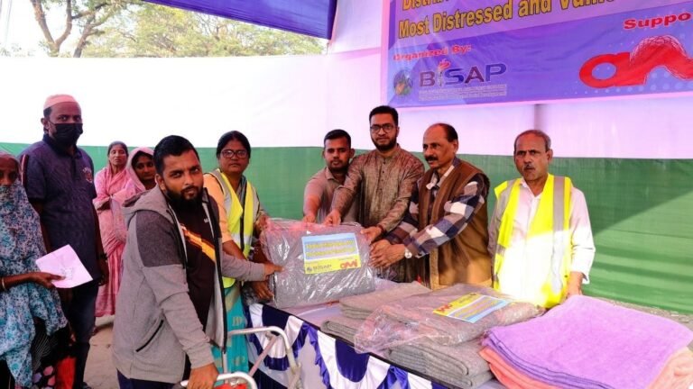 BISAP holds winter blanket distribution event