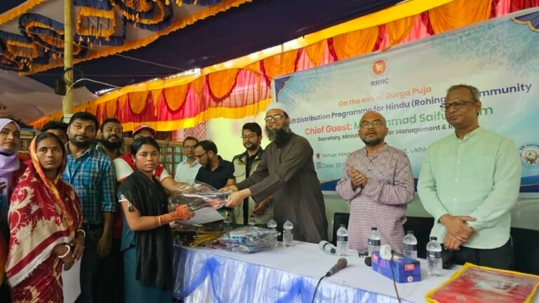 Durga Puja Gifts Promote Harmony Among Hindu Rohingya